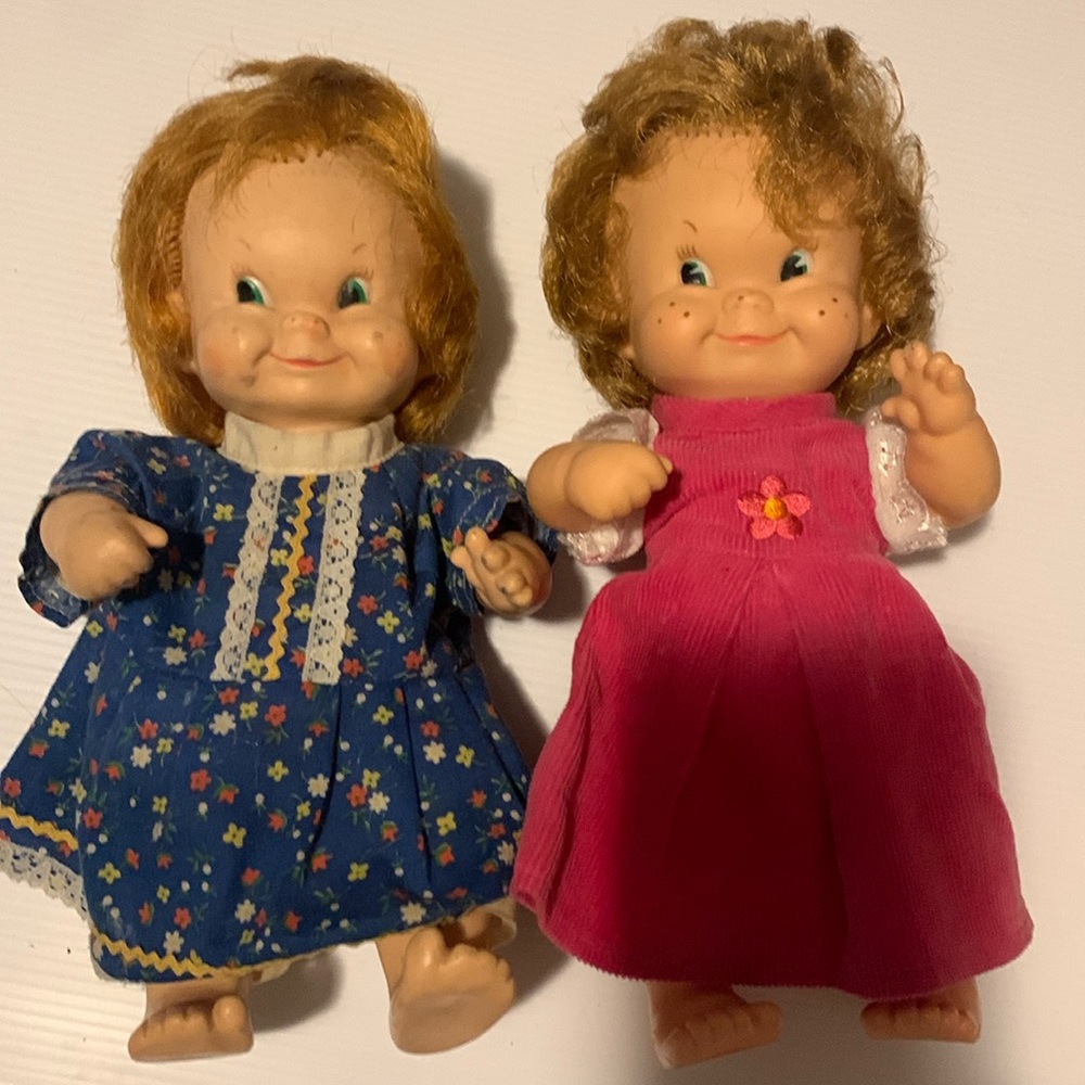 COPY - 2 raggy muffin dolls,Goebel Hummel and Regal vintage one from 1957